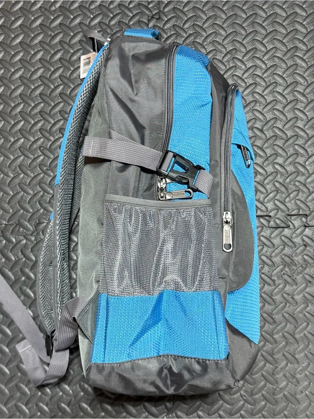 Dejuno Crestone Laptop Backpack Blue Gray Checkpoint Friendly DJB-601 19